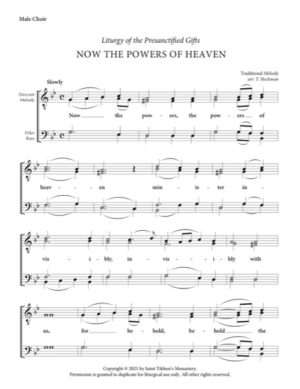 Now the Powers – Traditional Melody, Heckman, Male, TTBB